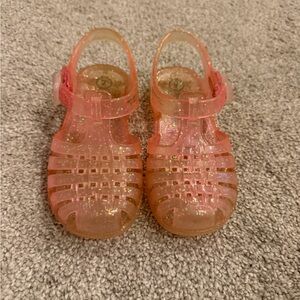 Glittery Pink Cat & Jack Jelly Sandals